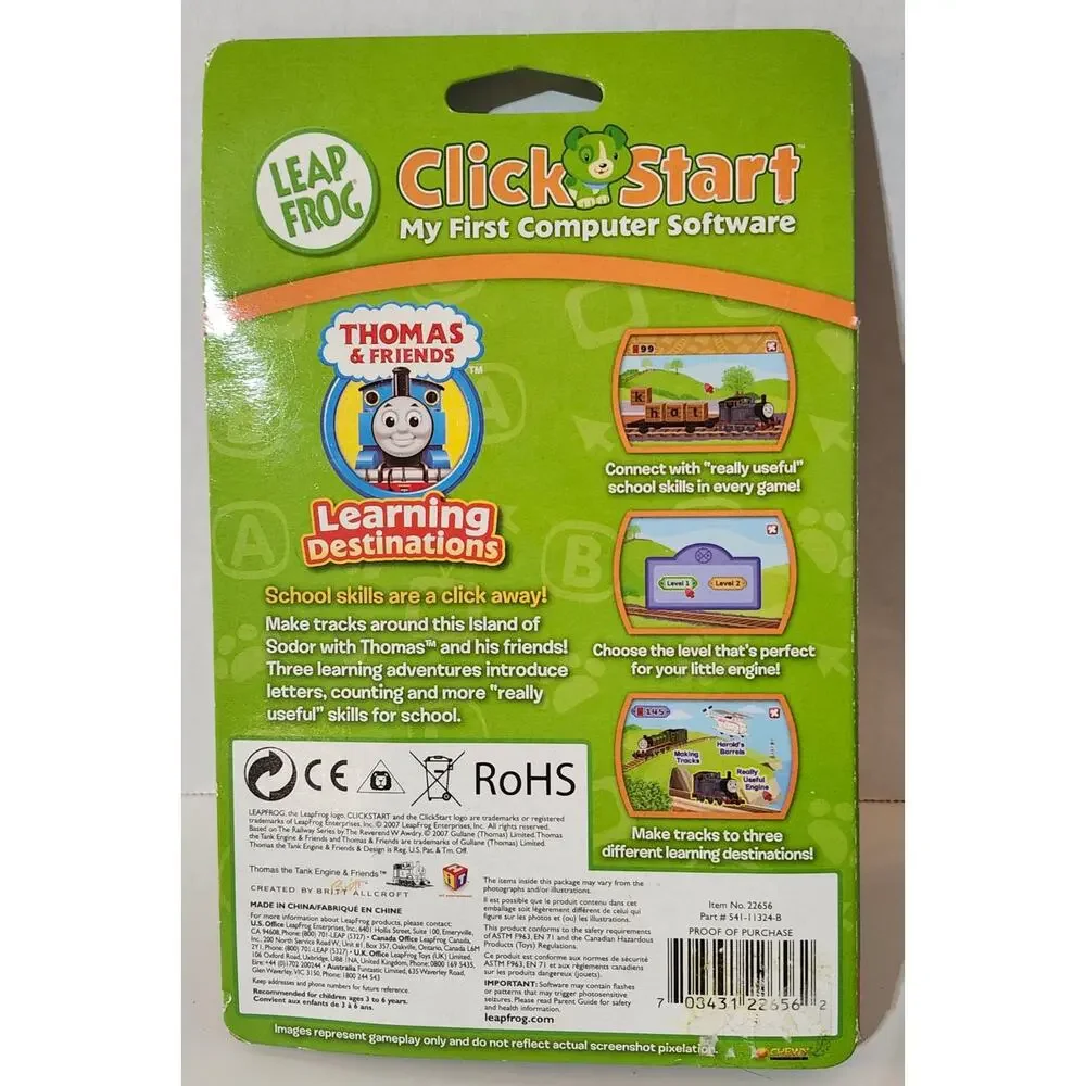 LeapFrog ClickStart Thomas & Friends Learning Destinations Complete